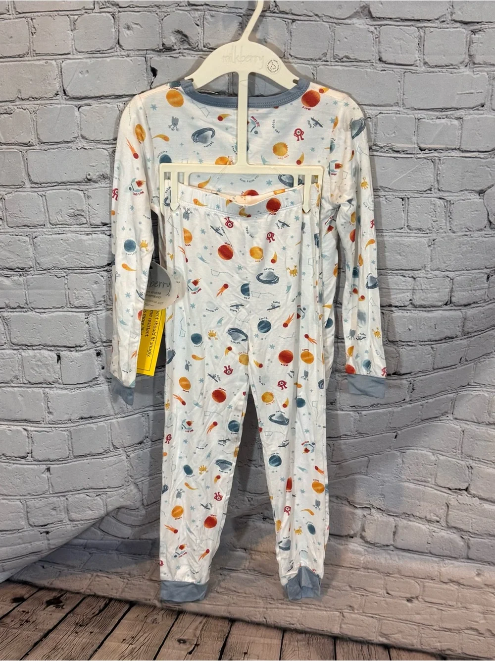 Milkberry Planet Pattern Pajama Set